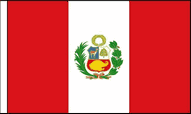 Peru Hand Waving Flags